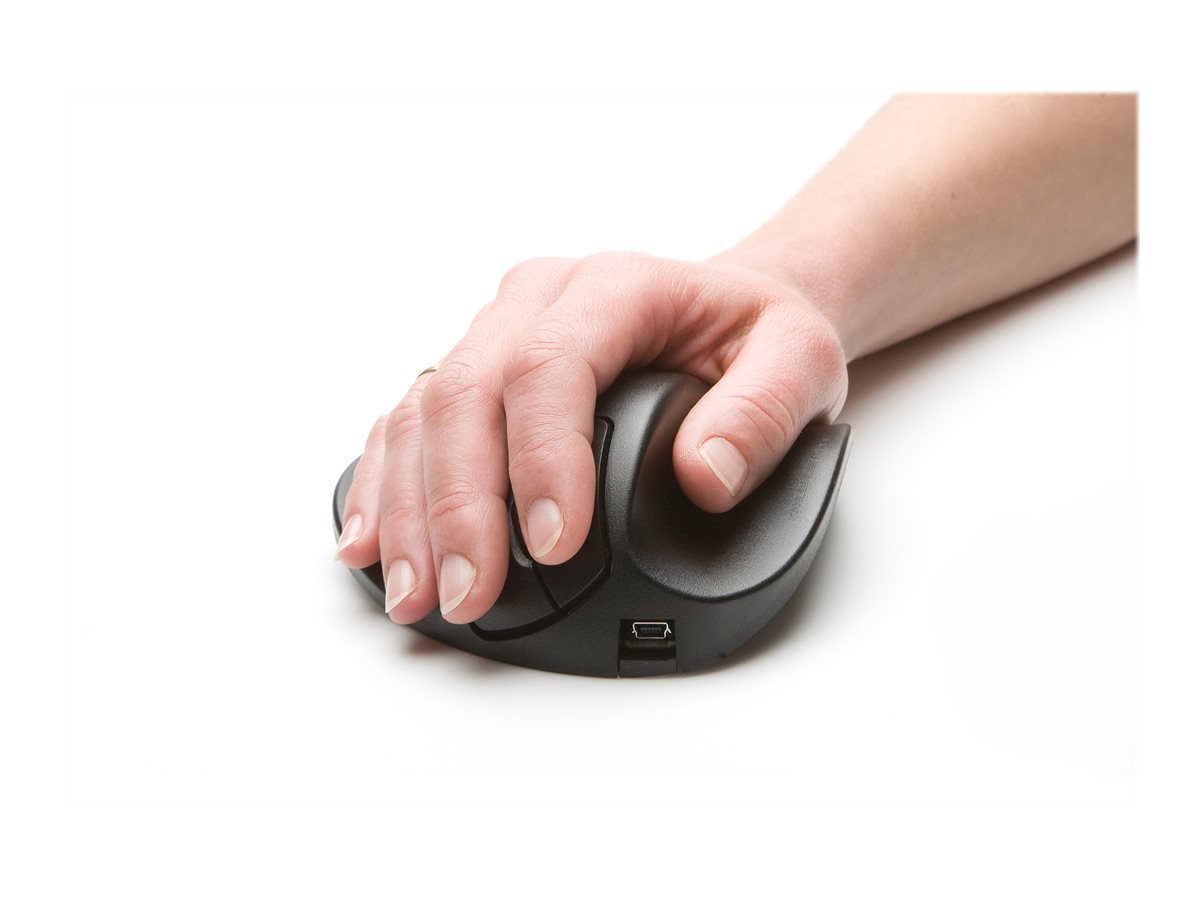 Bakker Elkhuizen HandShoeMouse Small Wireless Ergonomische Maus Schwarz