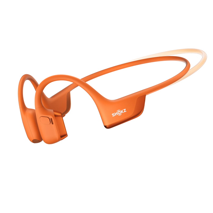 Shokz OpenRun Pro 2 Mini Bluetooth Ohrbügel-Kopfhörer mit Mikrofon Orange
