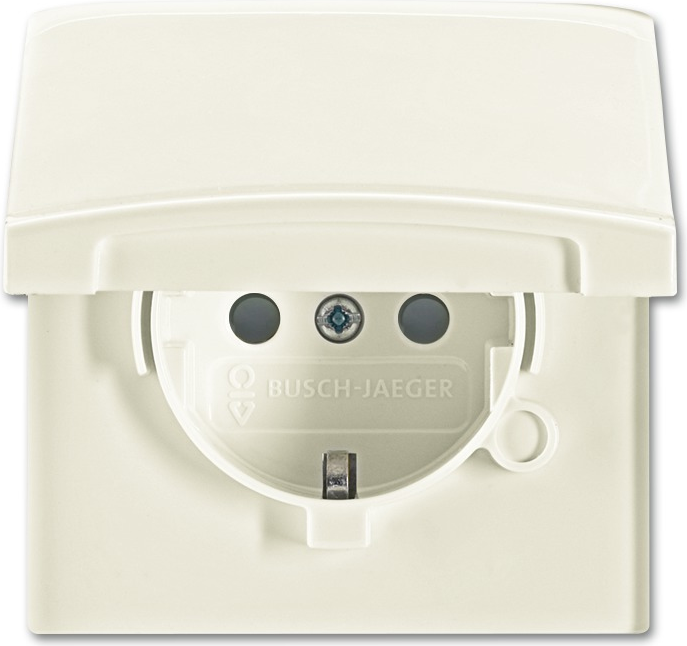 Busch-Jaeger 2064-0-0292. Buchsen-Typ: CEE 7/3, Anzahl der Pole: 2P+E. Produktfarbe: Weiß, Internationale Schutzart (IP-Code): IP44. Eingangsspannung: 250 V, Stromstärke (maximal): 16 A. Breite: 70 mm, Höhe: 62 mm (2064-0-0292)