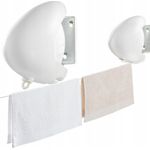 Leifheit Wandtrockner, Rollfix Single 80 Longline Wäscheständer (83106)