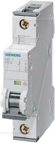 Siemens 5SY4106-7 Miniature circuit breaker C-type 1P Stromunterbrecher (5SY4106-7)