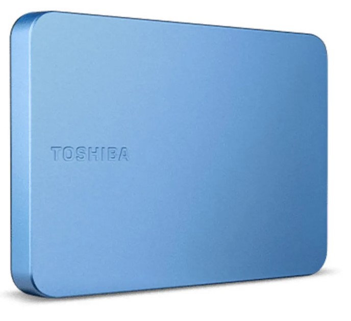 Toshiba Canvio Flex 4TB Metallic Blue - Portable externe Festplatte USB 3.2 Gen 1 2,5 Zoll (HDTX240EPCCA)