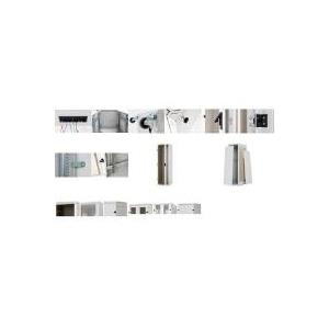 TRITON 48,30cm (19") Netzwerkschrank RMA, mit Glastür, 22 HE, schwarz nutzbare Einbautiefe: 775 mm, robuste Stahlkonstruktion (RMA-22-A88-BAX-)