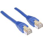 Wentronic Goobay CAT 6 Patchkabel, S/FTP (PiMF), Blau, 0.5 m - LSZH halogenfrei, Kupfer (68266)