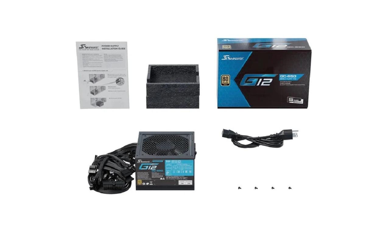 Seasonic G12 GC-650 650 W PC-Netzteil Schwarz
