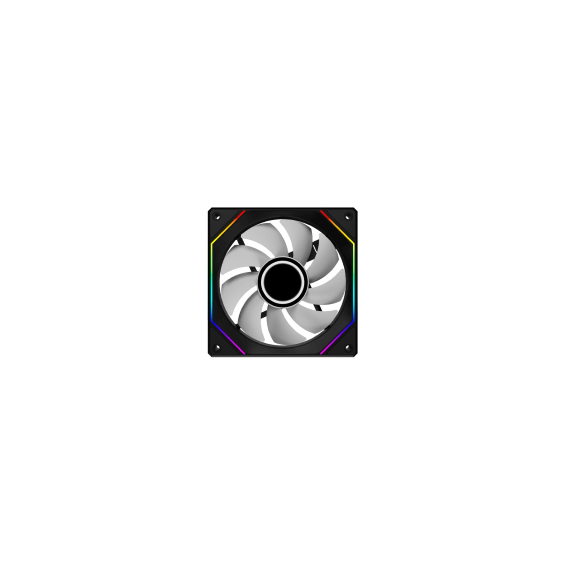 Xigmatek Infinity G20A Gehäuselüfter RGB Fan Set 12 cm 1200 RPM Schwarz