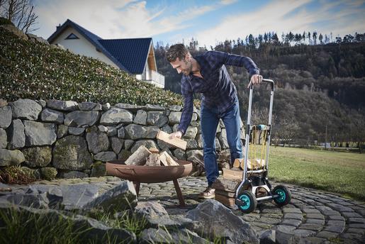 Wolfcraft Sackkarre TS 850 Aluminium 100 kg Schwarz