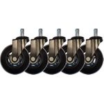 LC-Power LC-CASTERS-7BB-SPEED Büro- & Computerstuhl-Teil Schwarz Kunststoff - Gummi Lenkrolle (LC-CASTERS-7BB-SPEED)