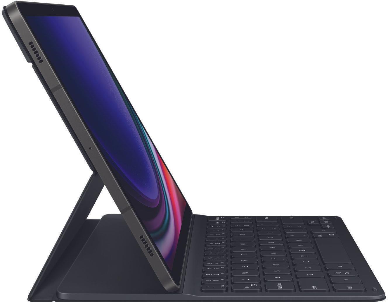 Samsung Book Cover Keyboard Slim für Galaxy Tab S9, Black (EF-DX710BBGGDE)