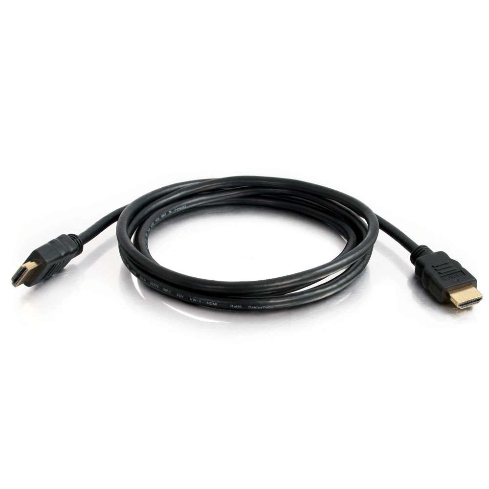 C2G Value Series HDMI-Kabel mit Ethernet 2 m 4K Schwarz