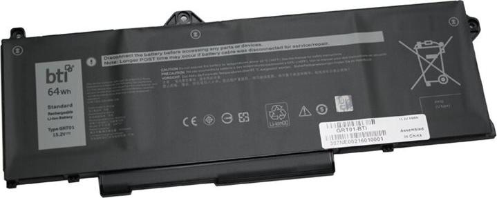 BTI Laptop-Batterie 4 Zellen 64 Wh für Dell Latitude 5421 (GRT01)