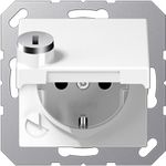 Jung SCHUKO-Steckdose 16A 250V Klappdeckel A 1520 BFKLSL WW (A1520BFKLSLWW)