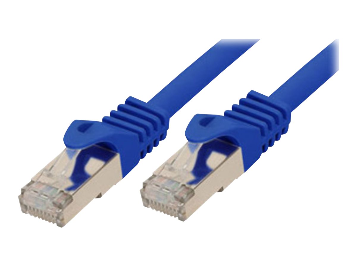 Shiverpeaks BASIC-S RJ45 Patchkabel S/FTP (PiMF) Cat 7 600 MHz Halogenfrei 5 m Blau