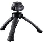 Walimex Mantona kaleido Gaia leichtes Mini Tisch und Handstativ (geeignet für Spiegelreflex, Digitalkameras und Camcorder) deep grey, 21406 (1021406)