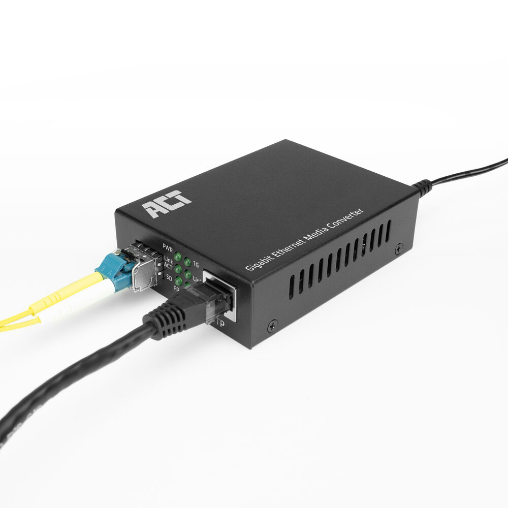 ACT AC4451 Medienkonverter 1000 Mbit/s SFP Schwarz