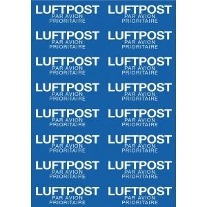 HERMA Textetiketten "Mit Luftpost" 12.5 x 40 mm 320 Stück (15035)