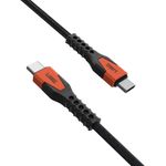 Urban Armor Gear Kevlar USB Kabel 1,5 m USB 2.0 USB C Schwarz - Orange (9B4413114097)