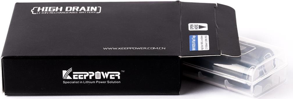 ALLNET Powerbank 18650 zbh. Keeppower IMR18650/Panasonic NCR18650GA 3,6V - 3,7V 3500mAh Li-Ionen/Battery Akku *ALLTRAVEL* +Gelabelt/Retail+ 2er Pack (IMR18650)