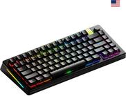 Glorious PC Gaming Race GMMK 3 Pro HE Wireless 75% Gaming-Tastatur - Pre-Built ANSI US Fox Switches (GLO-KB-GMMK3-PRO-75-PB-HE-WL-BLK-US)