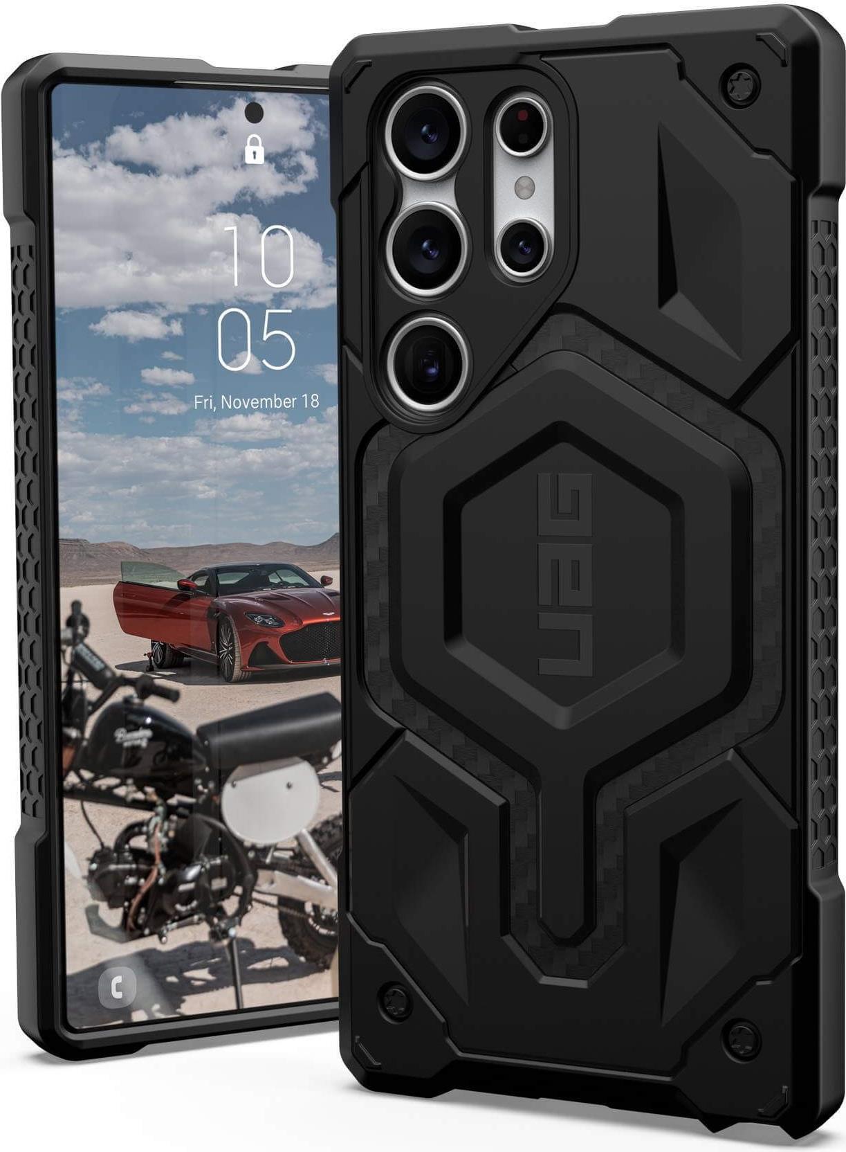UAG Urban Armor Gear Monarch Pro Case | Samsung Galaxy S23 Ultra | carbon fiber | 214140114242 (214140114242)
