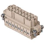 ILME Buchseneinsatz Gr.66.40 CDAF 16 XN 16P+PE Silber Schraub. 16A 250V Nr.17-32 1 (CDAF16XN)