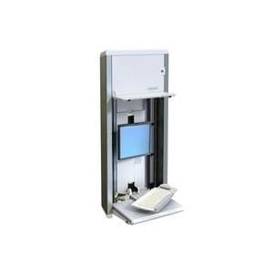 Ergotron StyleView VL Enclosure - PC-Gehäusesystem - 55,9 cm (22") - weiß, Al...