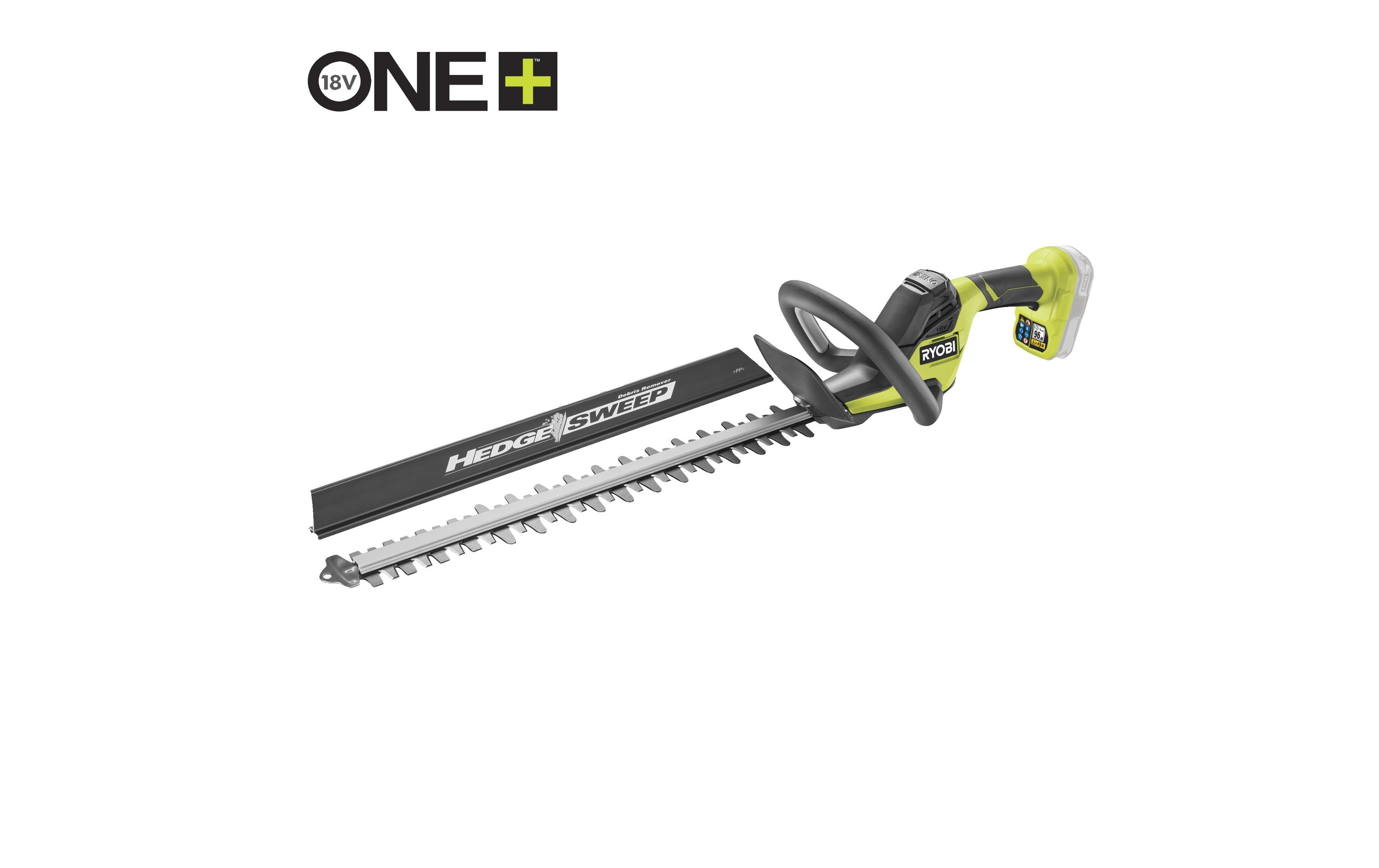 Ryobi ONE+ 18 V Akku-Heckenschere RY18HT50A-0 50 cm, Schwarz/Grün