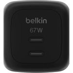 Belkin BoostCharge 67W DUAL USB-C LADE (WCH020KQBK)
