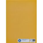 HERMA Heftschoner Recycling, DIN A4, aus Papier, gelb mit Beschriftungsetikett, 100 % Altpapier - 10 Stück (5521)
