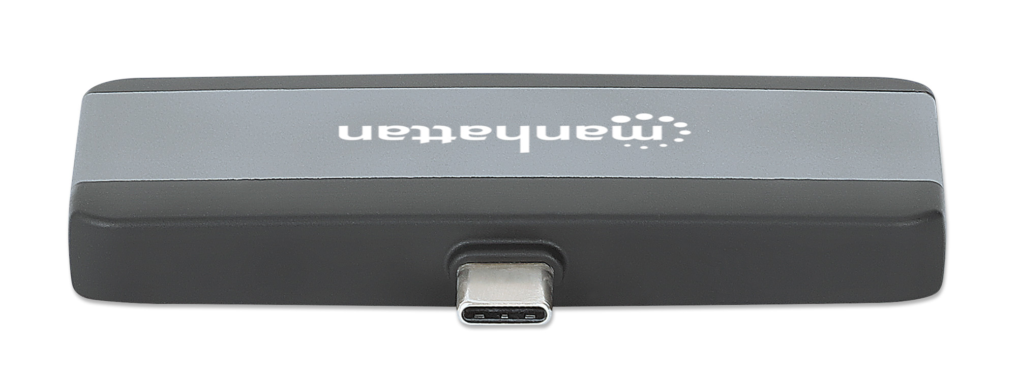 Manhattan 4-in-1 Dockingstation USB-C HDMI VGA Space-grau, Schwarz