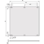 Schroff Pentair Techn. Teilfrontplatte 30807-776 (30807776)