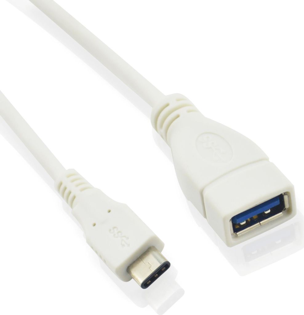 Microconnect USB3.1CAF02W 0.2m USB C USB A Weiß USB Kabel (USB3.1CAF02W)