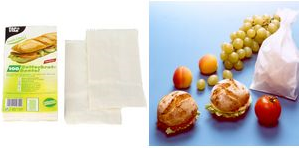 PAPSTAR Butterbrotbeutel (B)100 x (T)30 x (H)210 mm aus Pergament-Ersatz, besonders fettsicher, atmungsaktiv, - 1 Stück (14310)