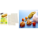 PAPSTAR Butterbrotbeutel (B)100 x (T)30 x (H)210 mm aus Pergament-Ersatz, besonders fettsicher, atmungsaktiv, - 1 Stück (14310)