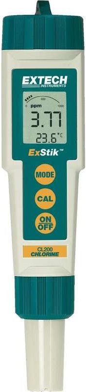 EXTECH CL200 Chlor-Messstick ExStik&trade; CL200 1 ºC -5 bis +90 ºC (CL200)