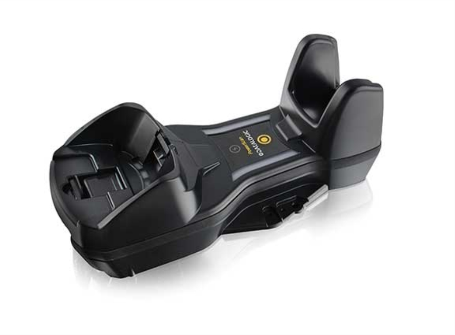 Datalogic PowerScan PM9600 Funk-Barcode-Scanner 2D-Imager 1,8" OLED-Display 433 MHz USB Kit IP65/IP67 Schwarz, Gelb