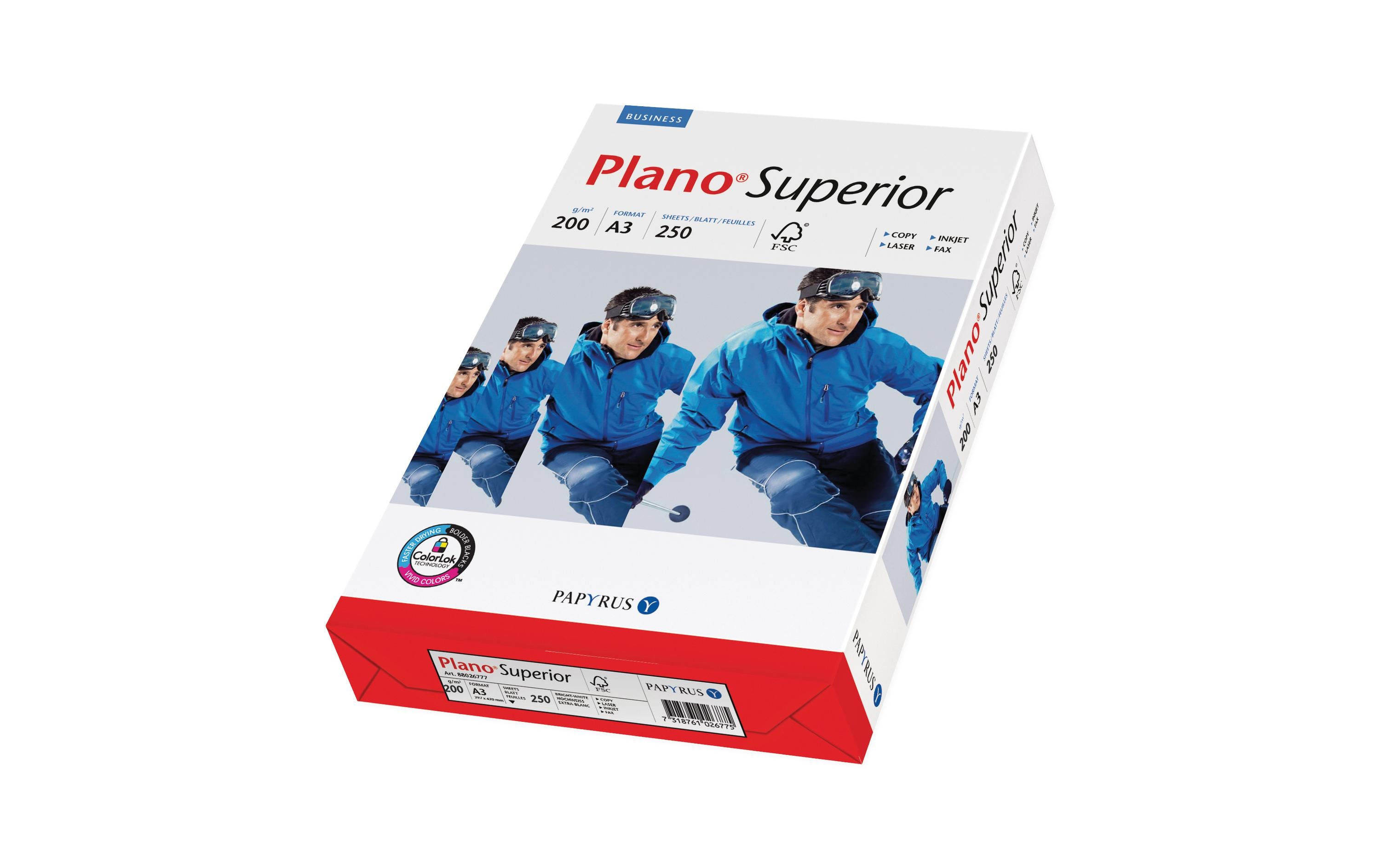 Plano Multifunktionspapier Superior DIN A4 200 g/m² Weiß