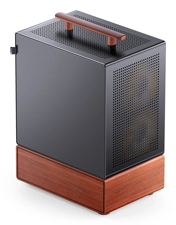 Jonsbo T7 BLACK PC-Gehäuse Midi-Tower mATX Tempered Glass Schwarz