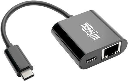 Tripp Lite U436-06N-GB-C USB-C-zu-Gigabit-Netzwerkadapter mit USB-C PD-Aufladung (U436-06N-GB-C)