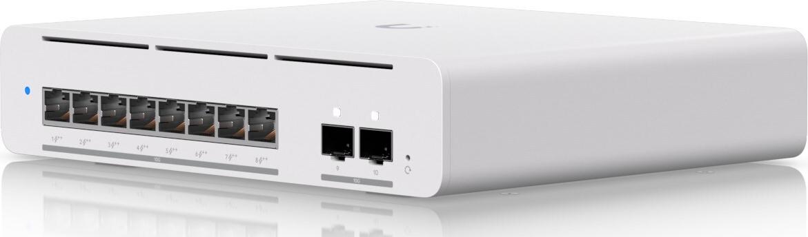 Ubiquiti UniFi Pro XG 8 PoE 8 x 10G PoE++ L3 Managed Switch Grau