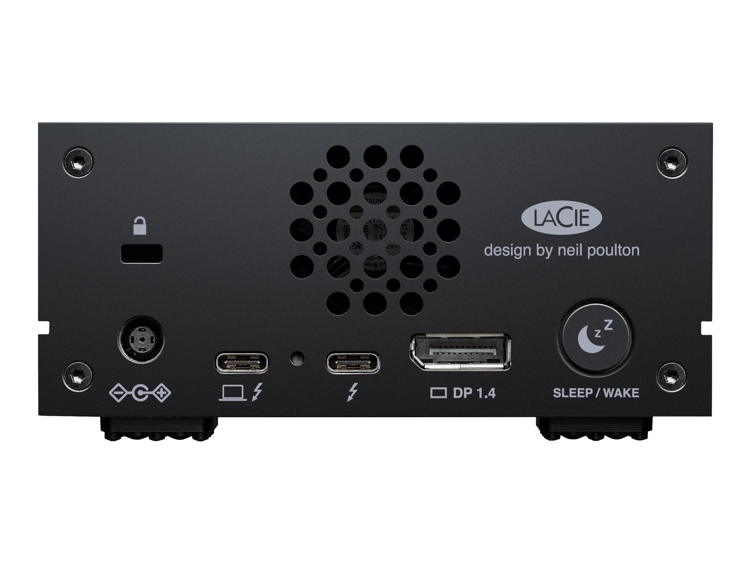 LaCie 1big Dock 16 TB Externe Festplatte 3.5" 7200 RPM Thunderbolt 3 + USB 3.1 Schwarz
