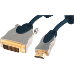 shiverpeaks SP77481 Videokabel-Adapter 1,5 m HDMI Typ A (Standard) DVI-D Blau - Chrom (SP77481)
