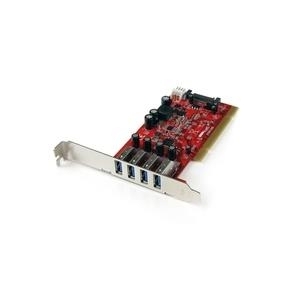 StarTech.com 4 Port USB3.0 PCI Schnittstellenkarte- PCI SuperSpeed USB3.0 Controller Karte (PCIUSB3S4)