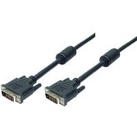 DVI-D 24+1 Kabel, Dual Link, 1,8 m, Stecker - Stecker mit 2 Ferritkernen für leistungsfähige Abschirmung (11004561)