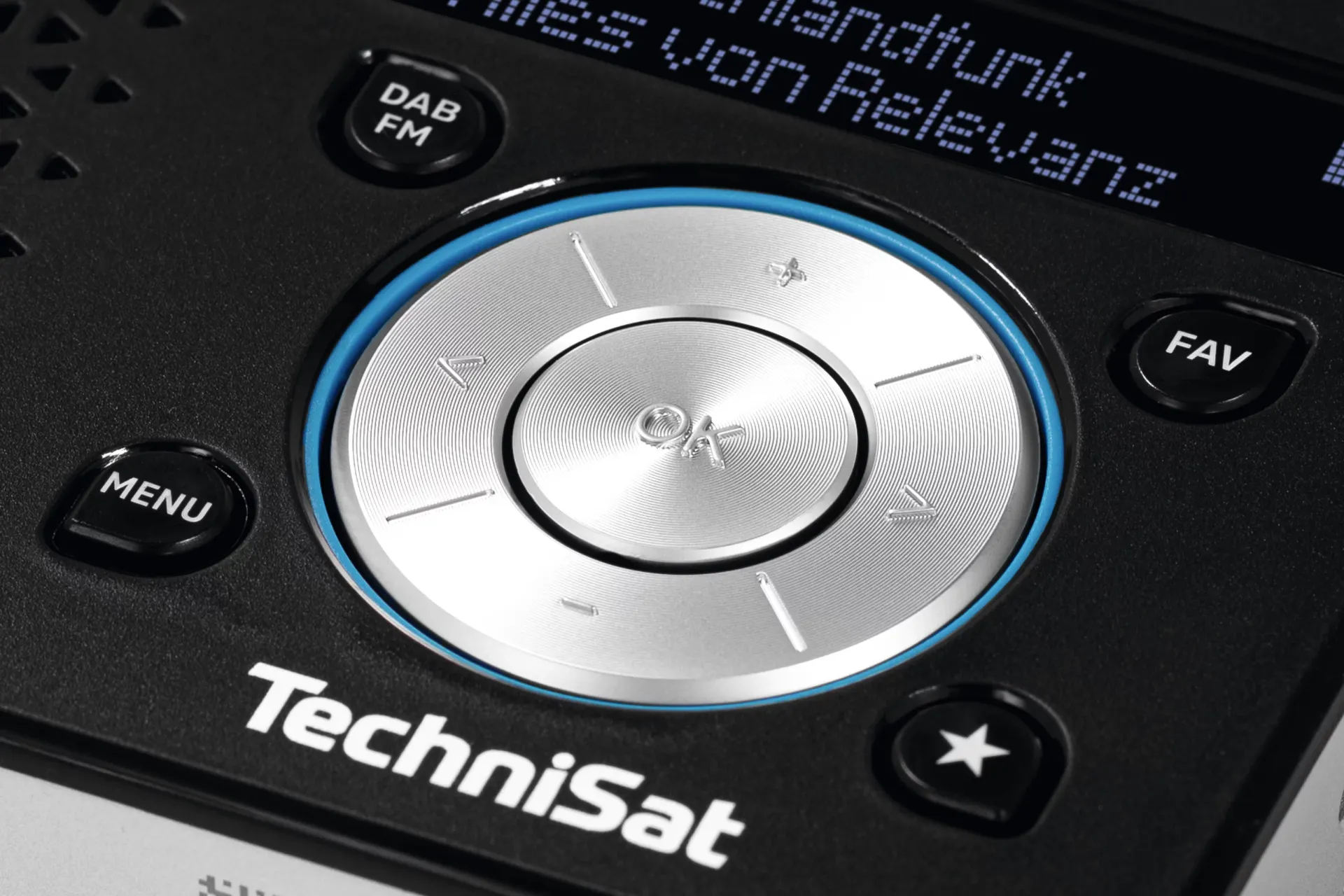 TechniSat DigitRadio 1 A DAB+ FM Radio Schwarz, Silber