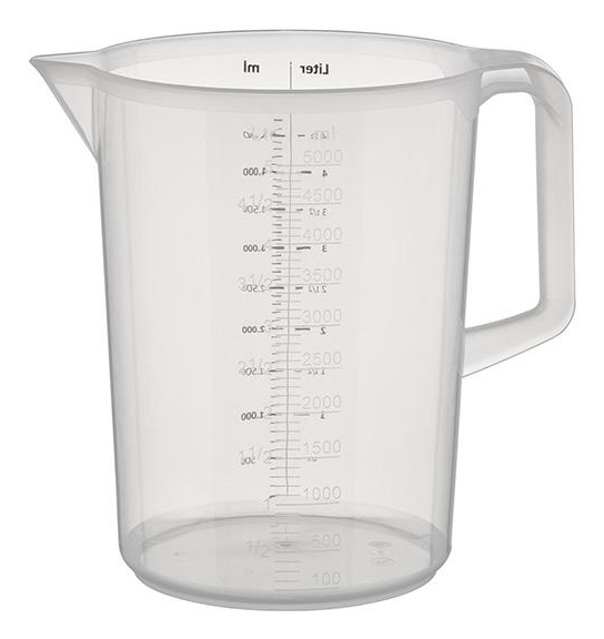 APS Messbecher 30057 5 l Polypropylen Transparent