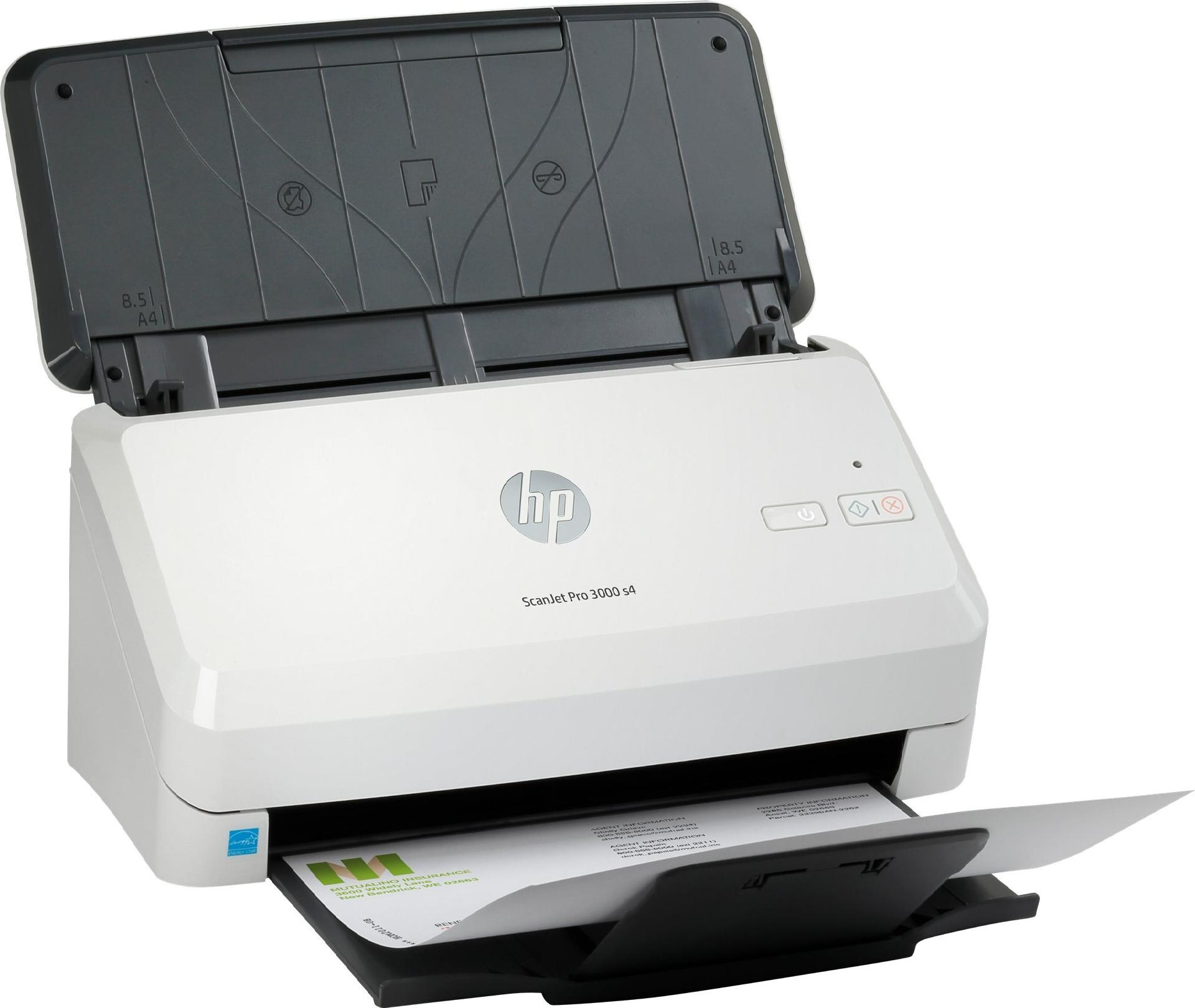 HP ScanJet Pro 3000 s4 Dokumentenscanner 600 dpi Duplex USB 3.0 Schwarz, Weiß