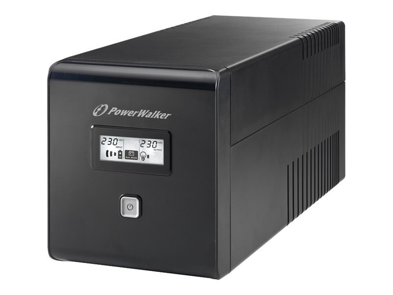 PowerWalker VI 1000 LCD USV 1000 VA 600 W Schwarz