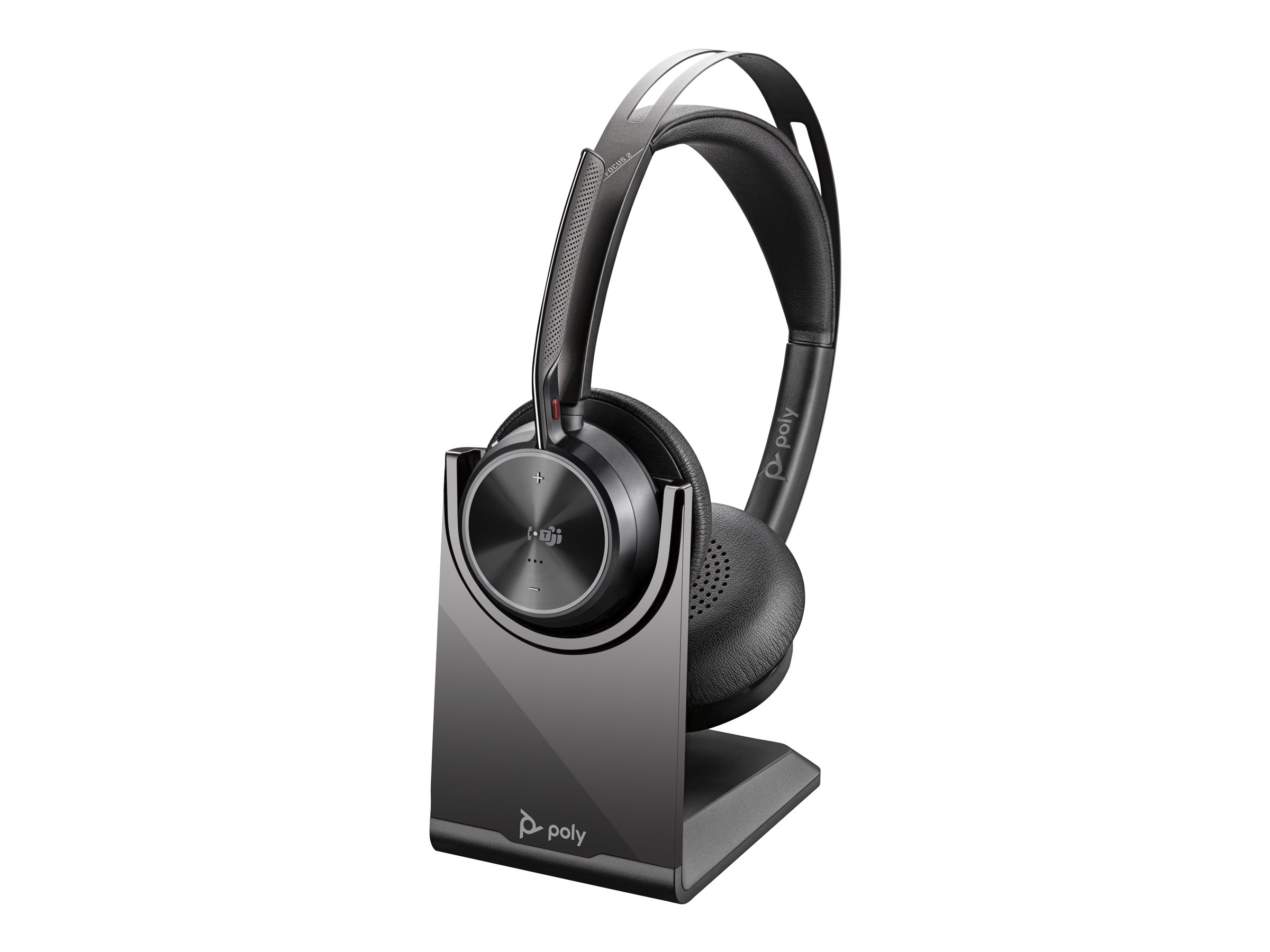 HP Poly Voyager Focus 2 On-Ear Headset Bluetooth Schwarz