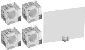 Jakob Maul GmbH Neodym-Wuerfelmagnet Acryl 4 Stueck Silber (6168105)